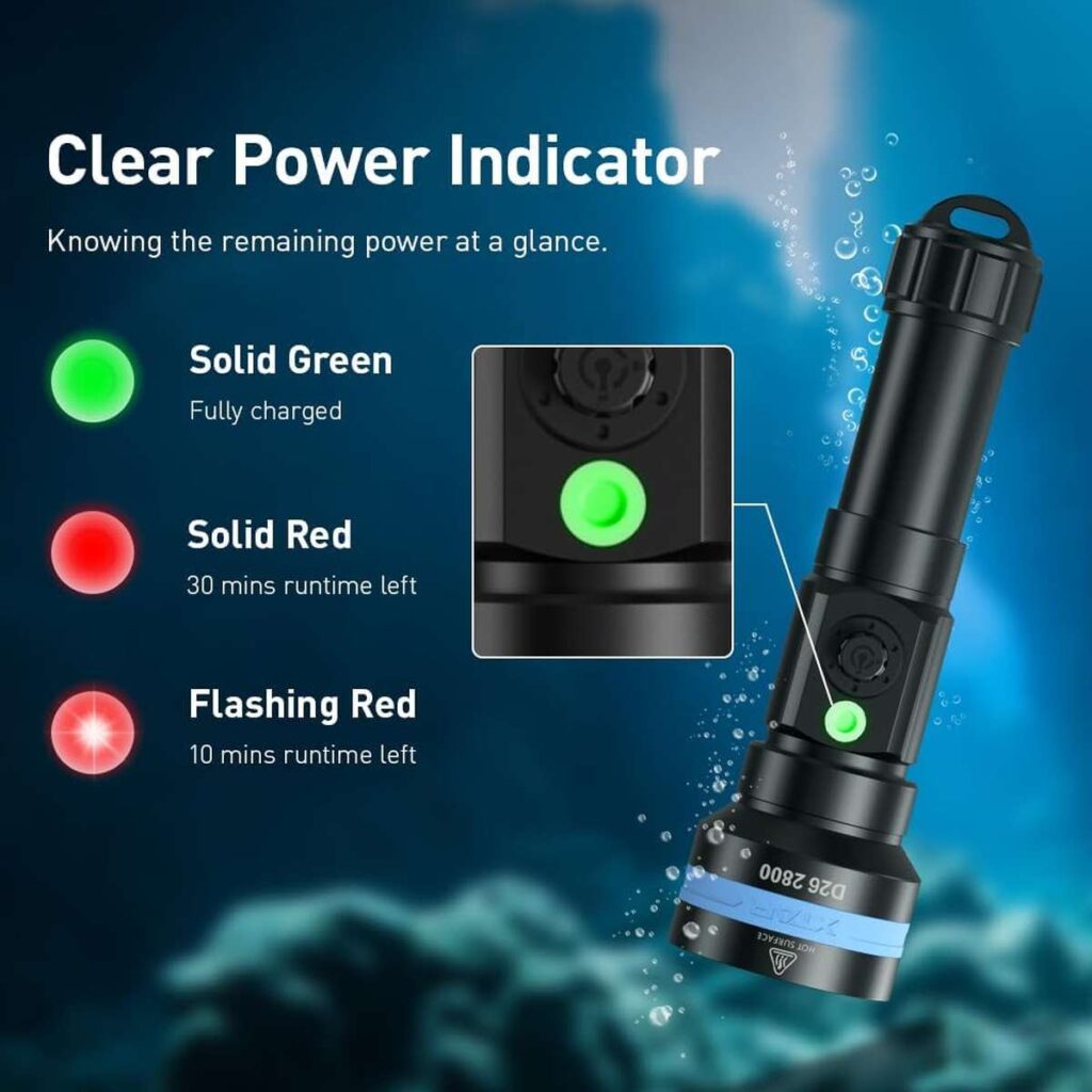 Xtar D26 2800 lanterna subacvatica si de uz general