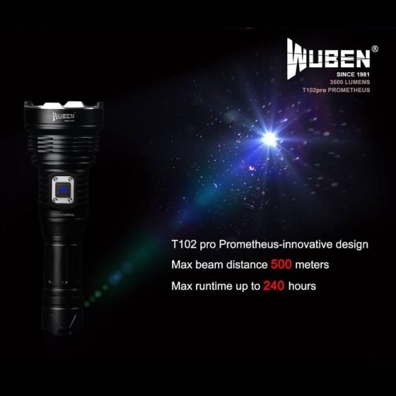 Wuben T102 Pro lanterna cu fascicul balansat