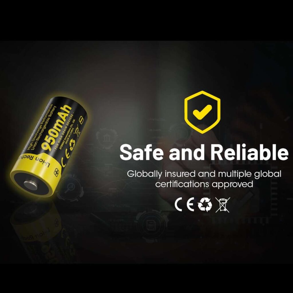 Nitecore NL169 acumulator 16340 de 950 mAh