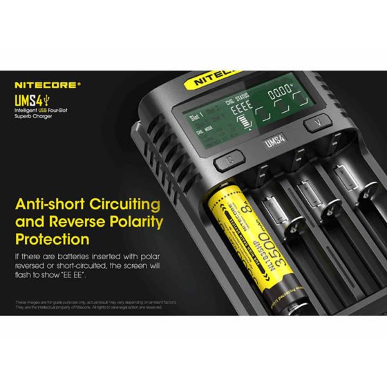 Nitecore UMS4 incarcator cu 4 porturi