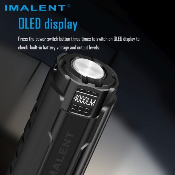 Imalent LD70 lanterna cu afisaj OLED