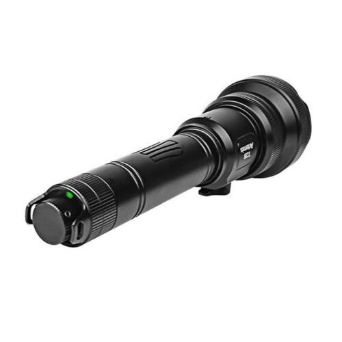 Brinyte T28 Tri-Color lanterna cu focalizare cu lumina alba, verde, rosie