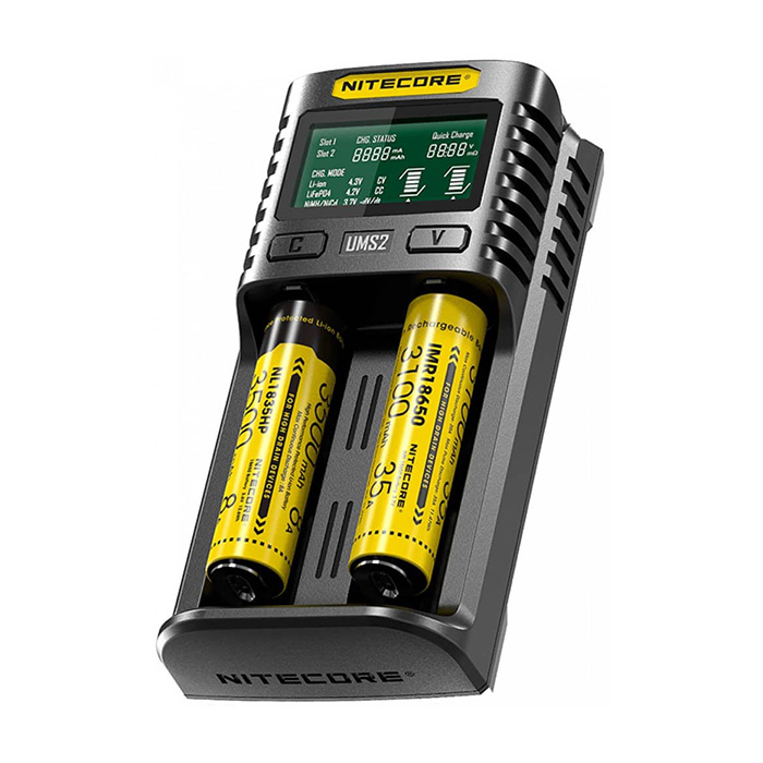 Nitecore UMS2 incarcator cu doua porturi