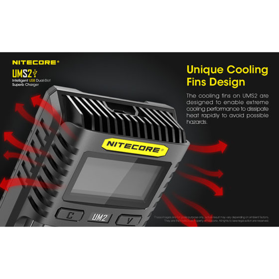 Nitecore UMS2 incarcator cu doua porturi