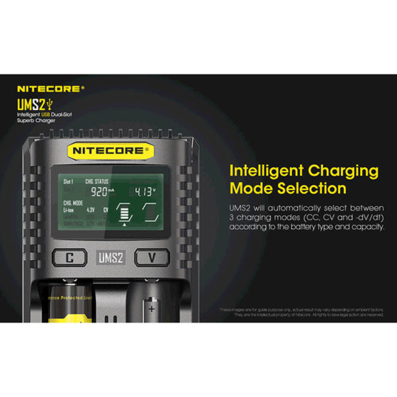 Nitecore UMS2 incarcator cu doua porturi