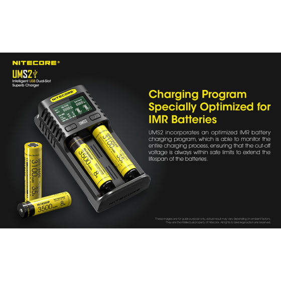Nitecore UMS2 incarcator cu doua porturi