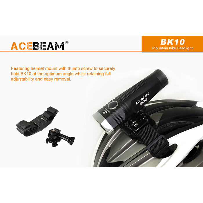 Acebeam BK10 lanterna pentru bicicleta, casca sau mana