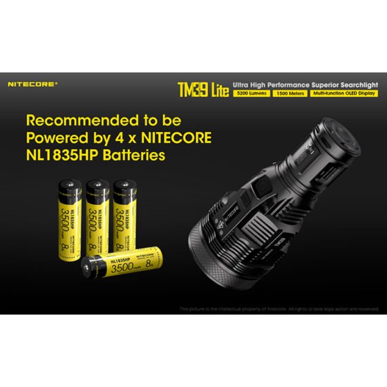 Nitecore TM39 Lite lanterna cu afisaj OLED