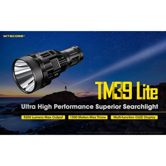 Nitecore TM39 Lite lanterna cu afisaj OLED