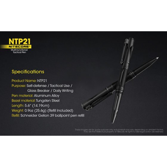 Nitecore NTP21 pix tactic, pasta cu gel