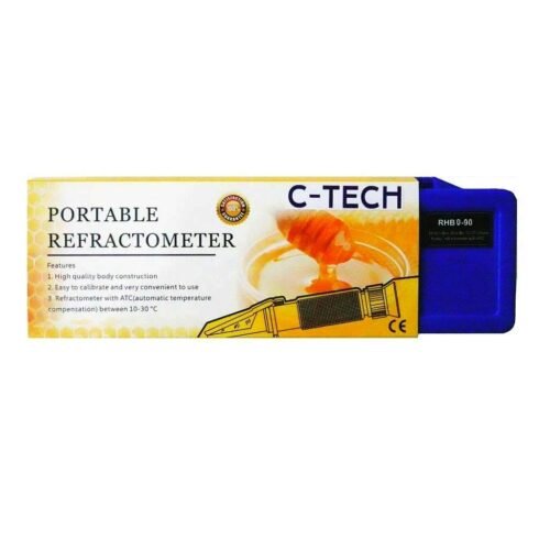 C-Tech RHB0-90 refractometru pentru zahar, gem, gama larga