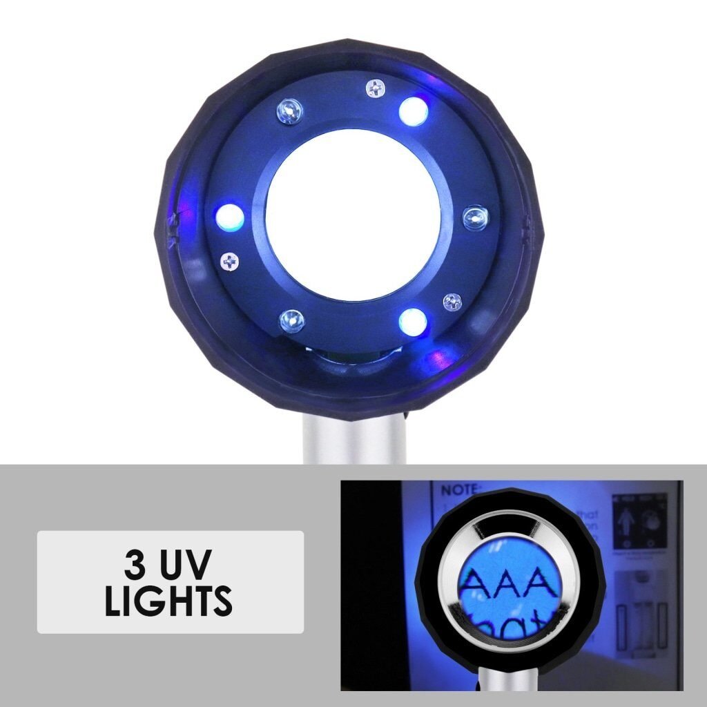 Gain Express GEM-310 lupa 10X cu lumina alba si ultravioleta UV