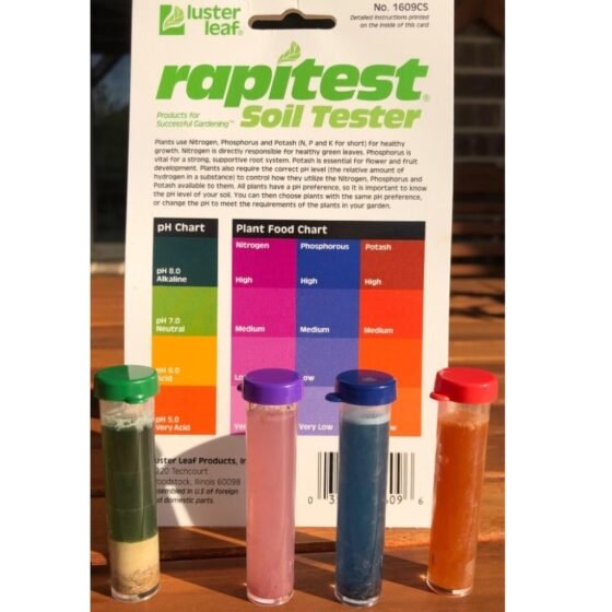 Luster Leaf 1609CS kit NPK-PH azot fosfor potasiu PH