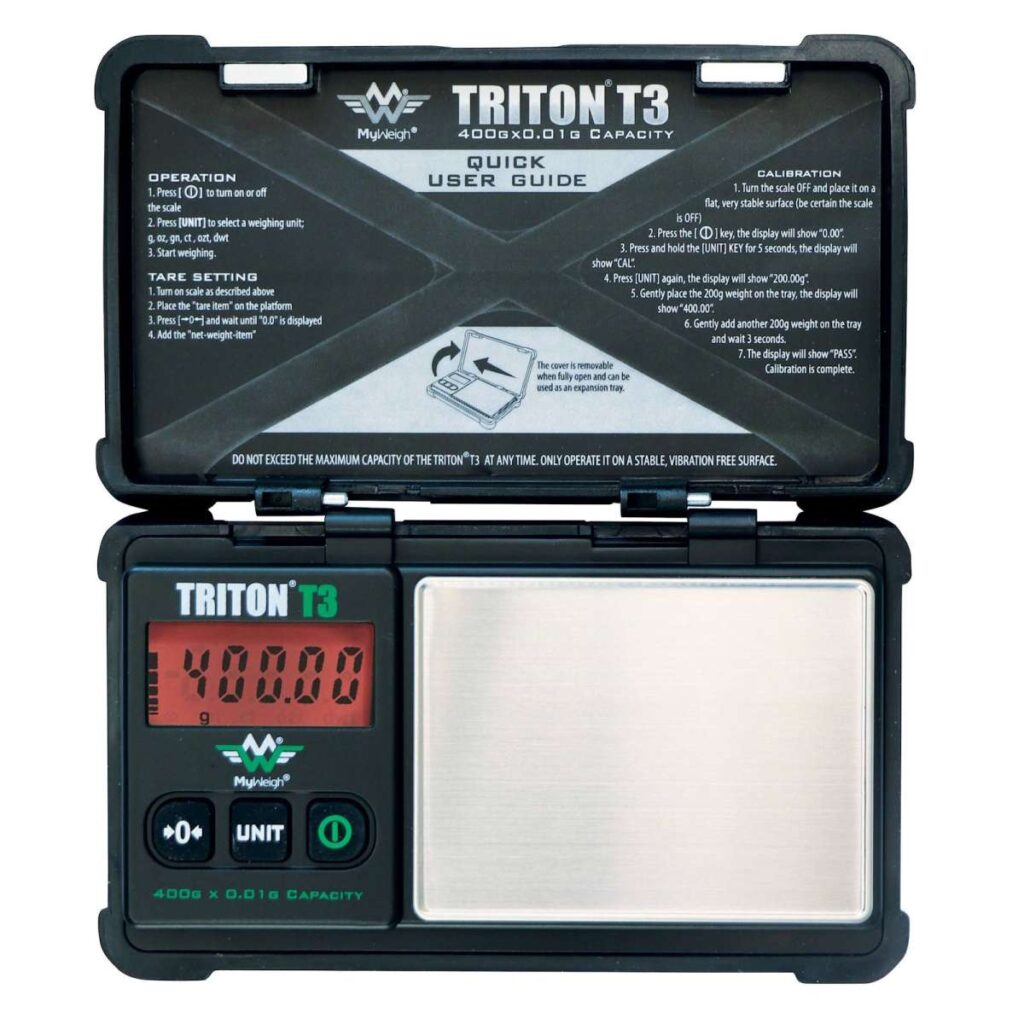 MyWeigh Triton T3-400 cantar de precizie 400g x 0.01g