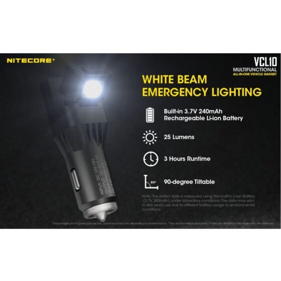 Nitecore VCL10 multifunctional lanterna si alimentator