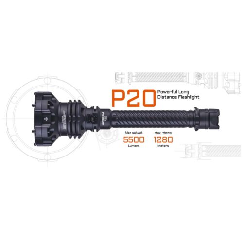 Acebeam P20 lanterna de vanatoare puternica de distanta