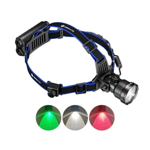 Brinyte HL28 lanterna frontala de distanta lumina alba rosie verde