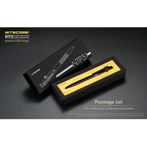 Nitecore NTP31 pix tactic bolt action, pasta cu gel