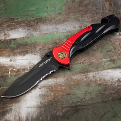 Boker Fire Chief 01LL313N briceag ambidextru lama cu striatii