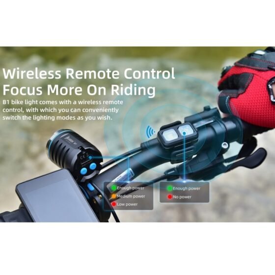 Wuben B1 lanterna TIR pentru bicicleta control wireless