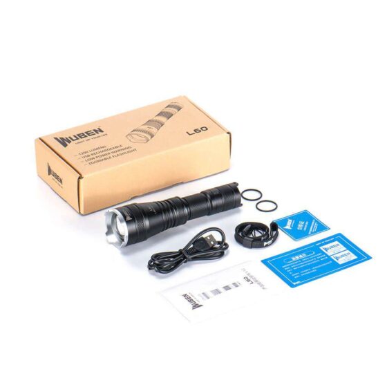 Wuben L60 lanterna cu zoom, fascicul variabil