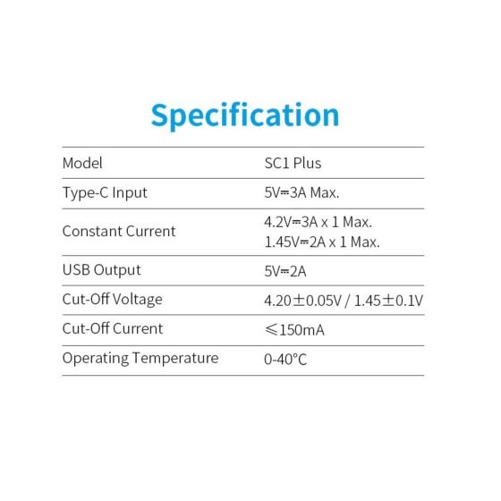 Xtar SC1 Plus incarcator cu un port, power bank