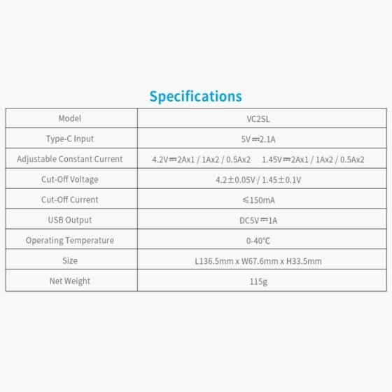 Xtar VC2SL incarcator cu doua porturi