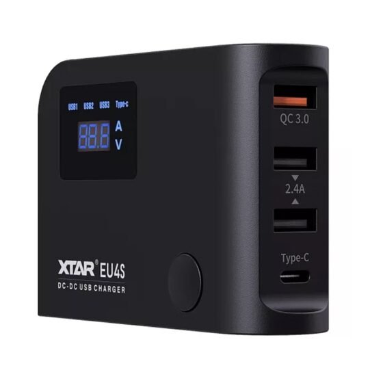 Xtar EU4S statie de incarcare 10-24V cu 4 porturi USB