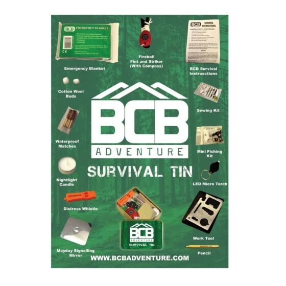 BCB Adventure kit de supravietuire la cutie metalica