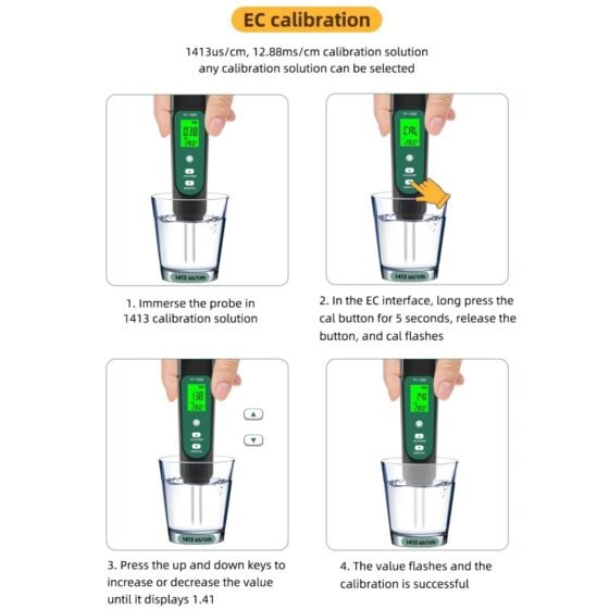 C-Tech YY-1000 umidometru EC metru termometru de sol