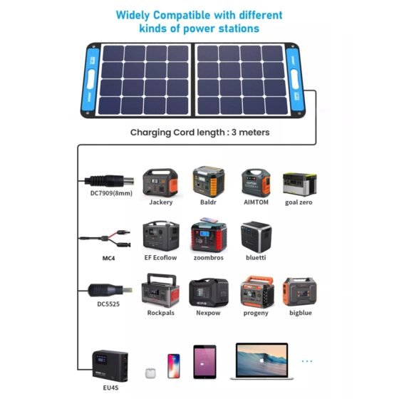 Xtar SP100 panou solar de 100W cu statie de incarcare