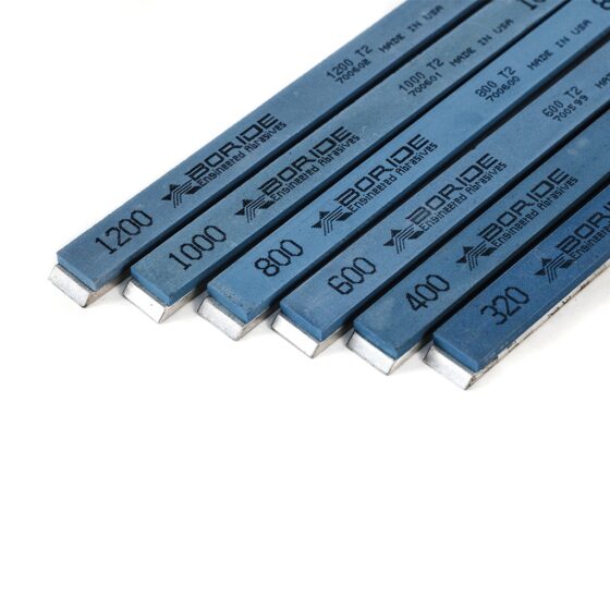 Boride T2-Narrow pietre de ascutit inguste set de 8