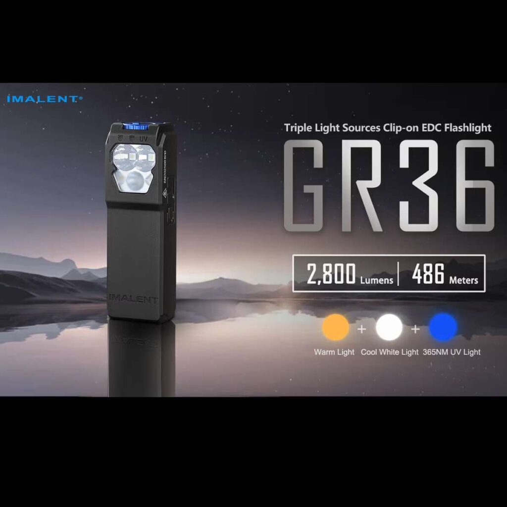 Imalent GR36 lanterna compacta frontala si de mana