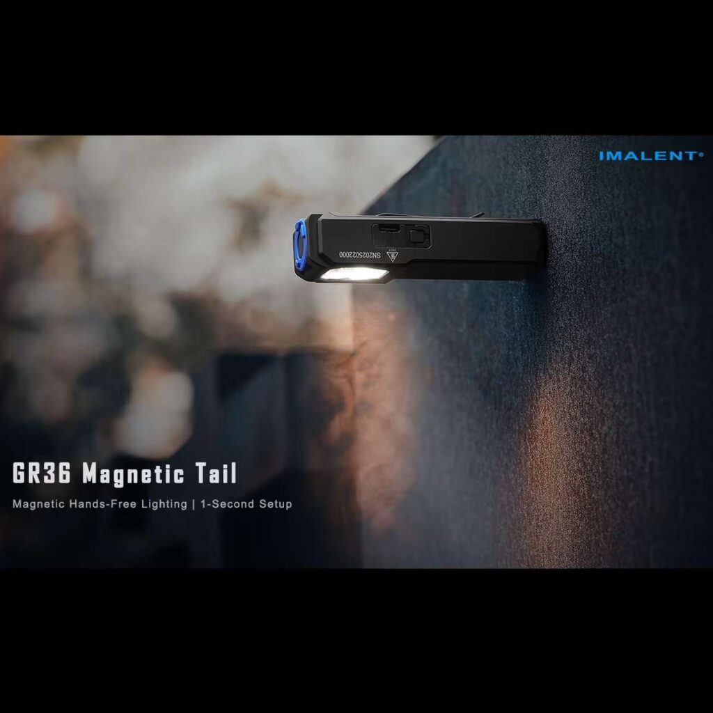 Imalent GR36 lanterna compacta frontala si de mana