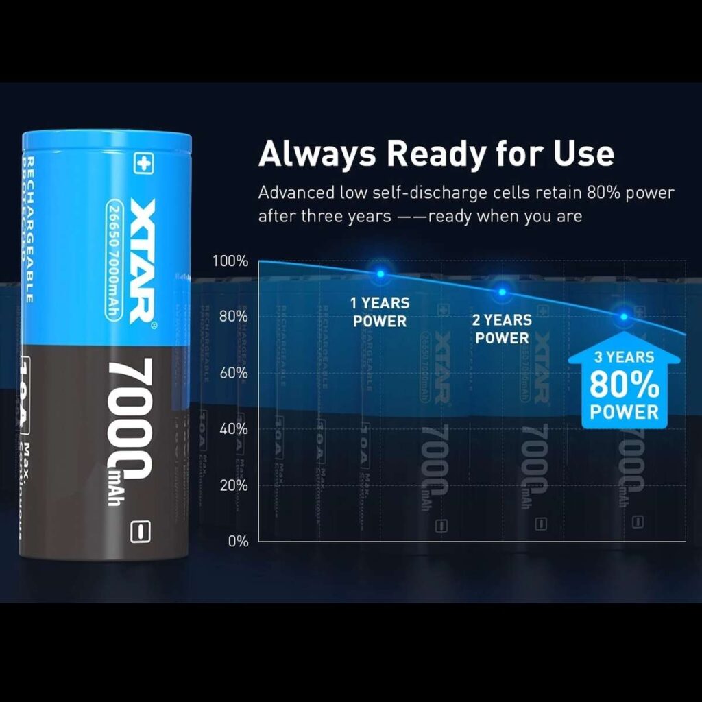 Xtar acumulator 26650 de 7000 mAh