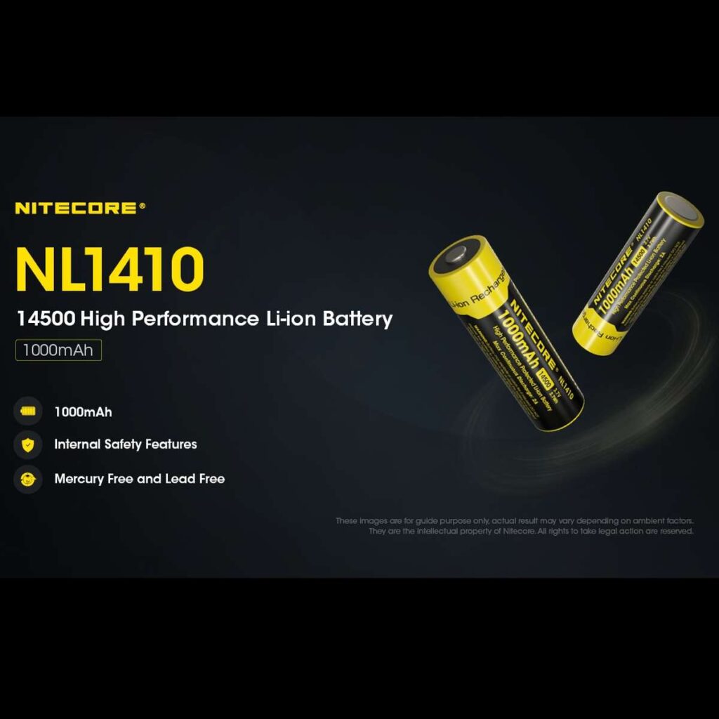 Nitecore NL1410 acumulator 14500 de 1000 mAh