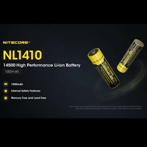 Nitecore NL1410 acumulator 14500 de 1000 mAh