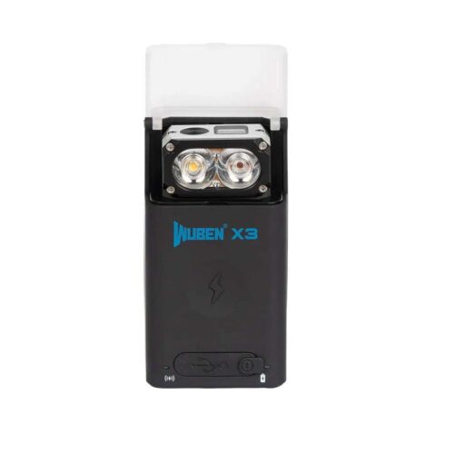 Wuben X3 lanterna multifunctionala, afisaj OLED incarcare wireless