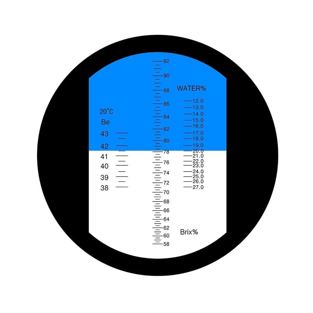 C-Tech SBR5890 refractometru pentru miere si gem, 3 in1