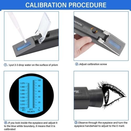 C-Tech SSA0010 refractometru pentru concentratia sarii densitate