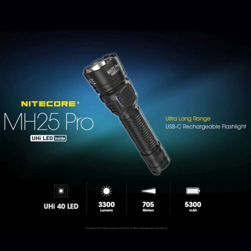 Nitecore MH25 Pro lanterna tactica de distanta de buzunar
