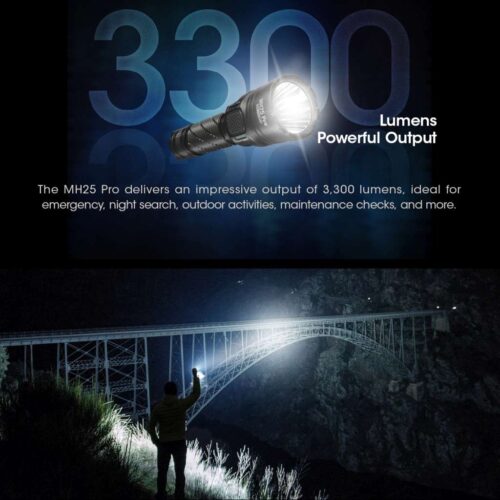 Nitecore MH25 Pro lanterna tactica de distanta de buzunar