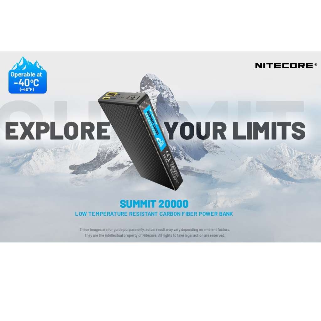 Nitecore Summit 20000 baterie externa, power bank de 20000 mAh