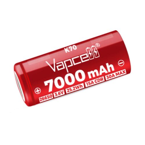 Vapcell K70 acumulator 26650 de 7000 mAh