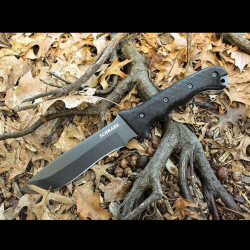 Schrade Reckon cutit cu amnar si dispozitiv de ascutit ceramic