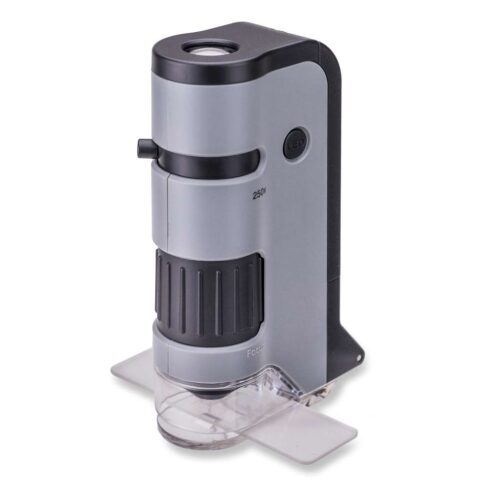 Carson MP-250 microscop cu zoom 100-250X, lumina alba si UV