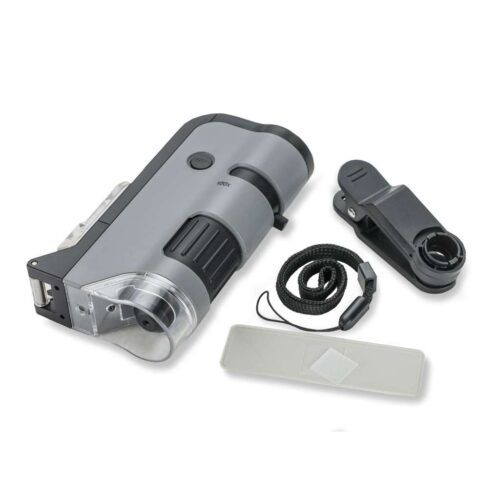 Carson MP-250 microscop cu zoom 100-250X, lumina alba si UV