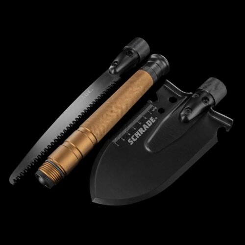 Schrade Combo lopata de supravietuire cu fierastrau si accesorii