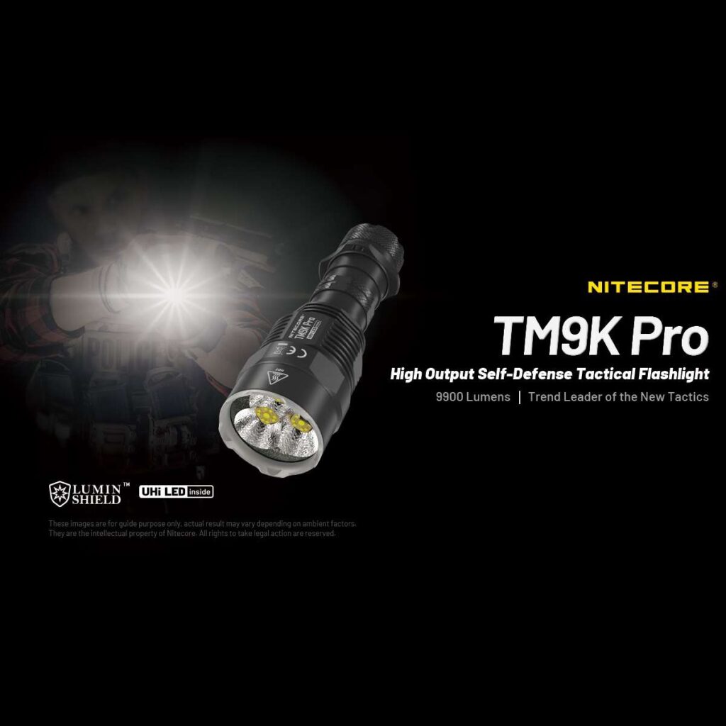 Nitecore TM9K Pro lanterna tactica compacta de buzunar