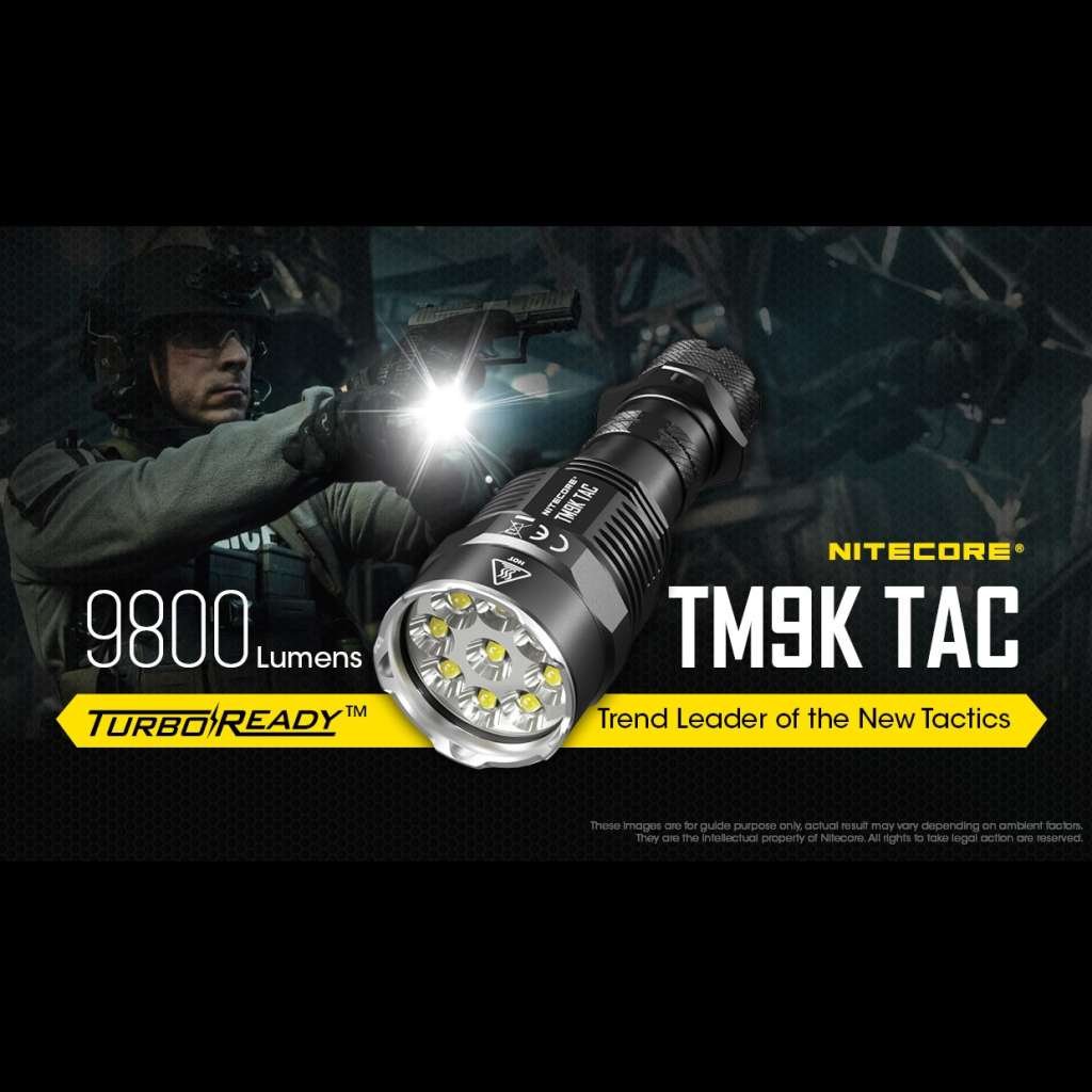 Nitecore TM9K TAC lanterna tactica compacta de buzunar